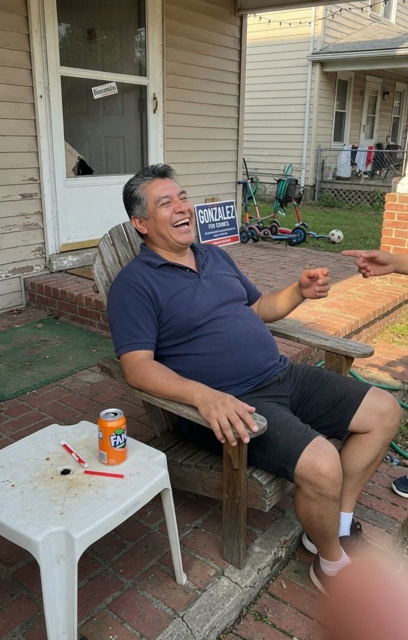 Foto de Roberto H. tras recibir su serenata personalizada de Dedicora